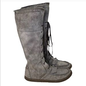 UGG Australia 'Somaya' gray suede boots size 7